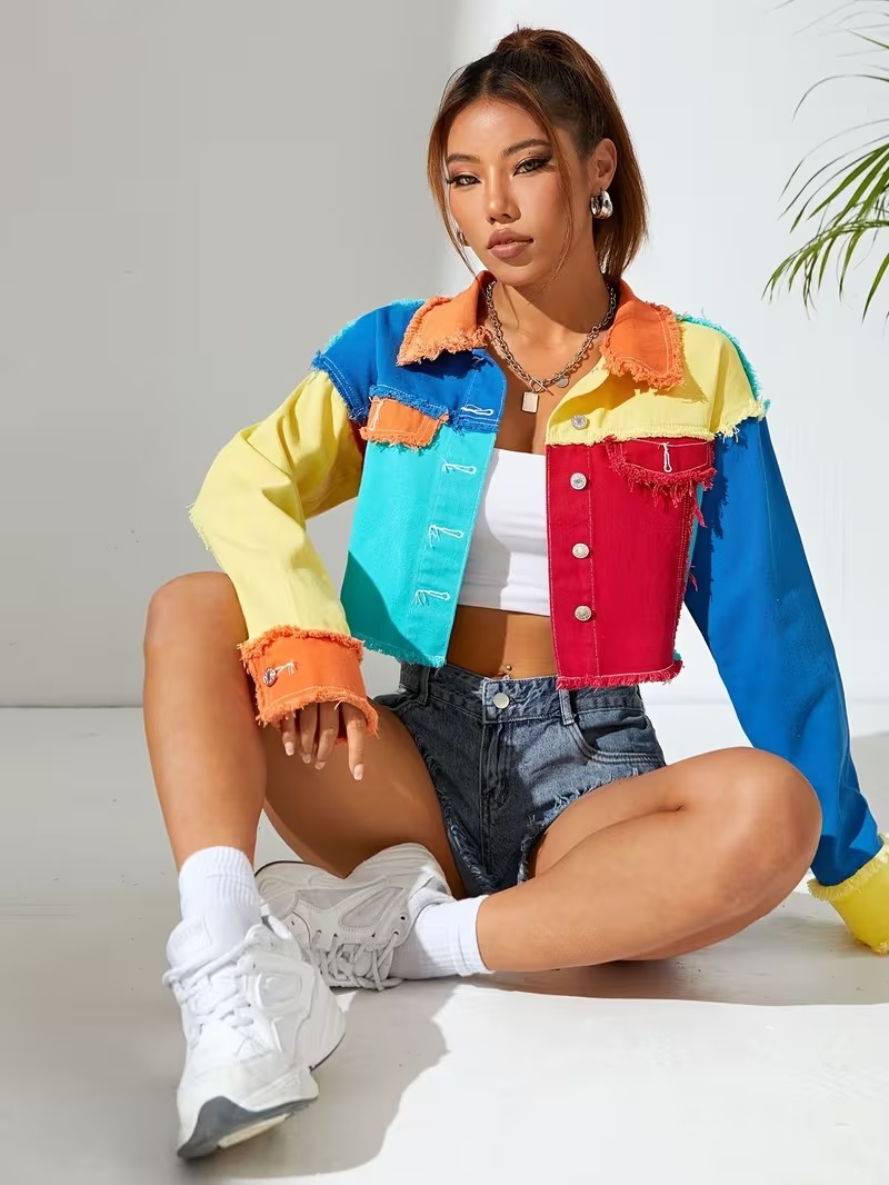 Women’s Fashion Cropped Jacket